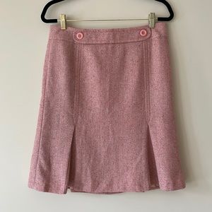 LOFT Pink Tweed Skirt